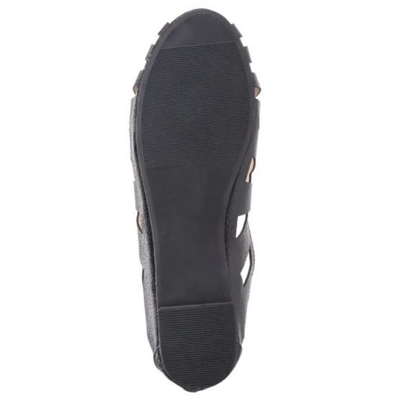 OLIVIA MILLER Women's Cut-Out Flats Rubber sole Sz:10 black - Picture 6 of 6